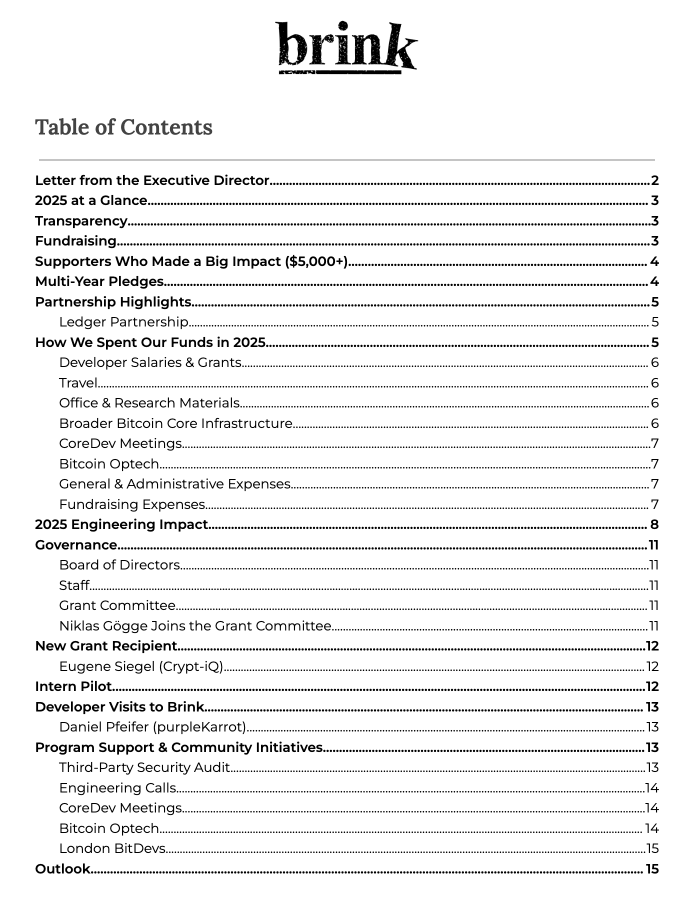 Brink's 2025 Annual Report Preview Page